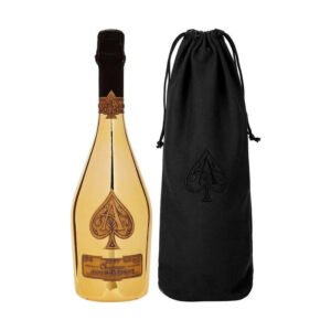 Armand de Brignac Ace of Spades Brut Gold Champagne (Velvet Bag)