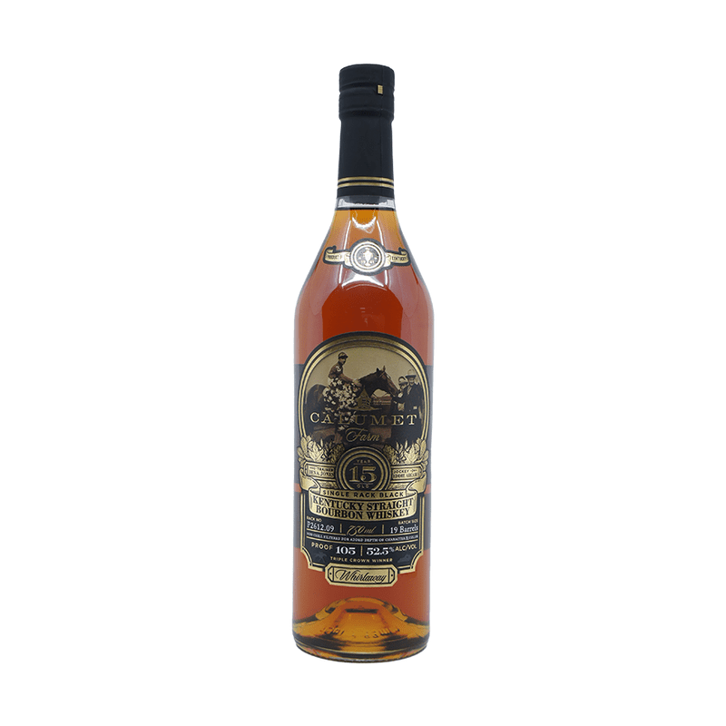 Calumet Farm Single Rack Black 15 Year Old Kentucky Straight Bourbon Whiskey