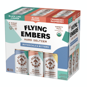 Flying Embers Botanicals & Bitters Hard Seltzer Variety 6-Pack