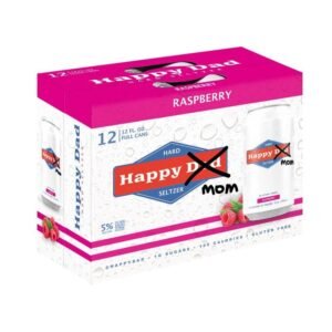 Happy Dad Hard Seltzer 'Happy Mom' Raspberry 12-Pack