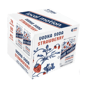 Local Motion - Strawberry Vodka Soda 4-Pack