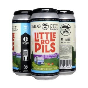 Smog City Brewing Co. ‘Little Bo Pils’ Pilsner Beer 4-Pack