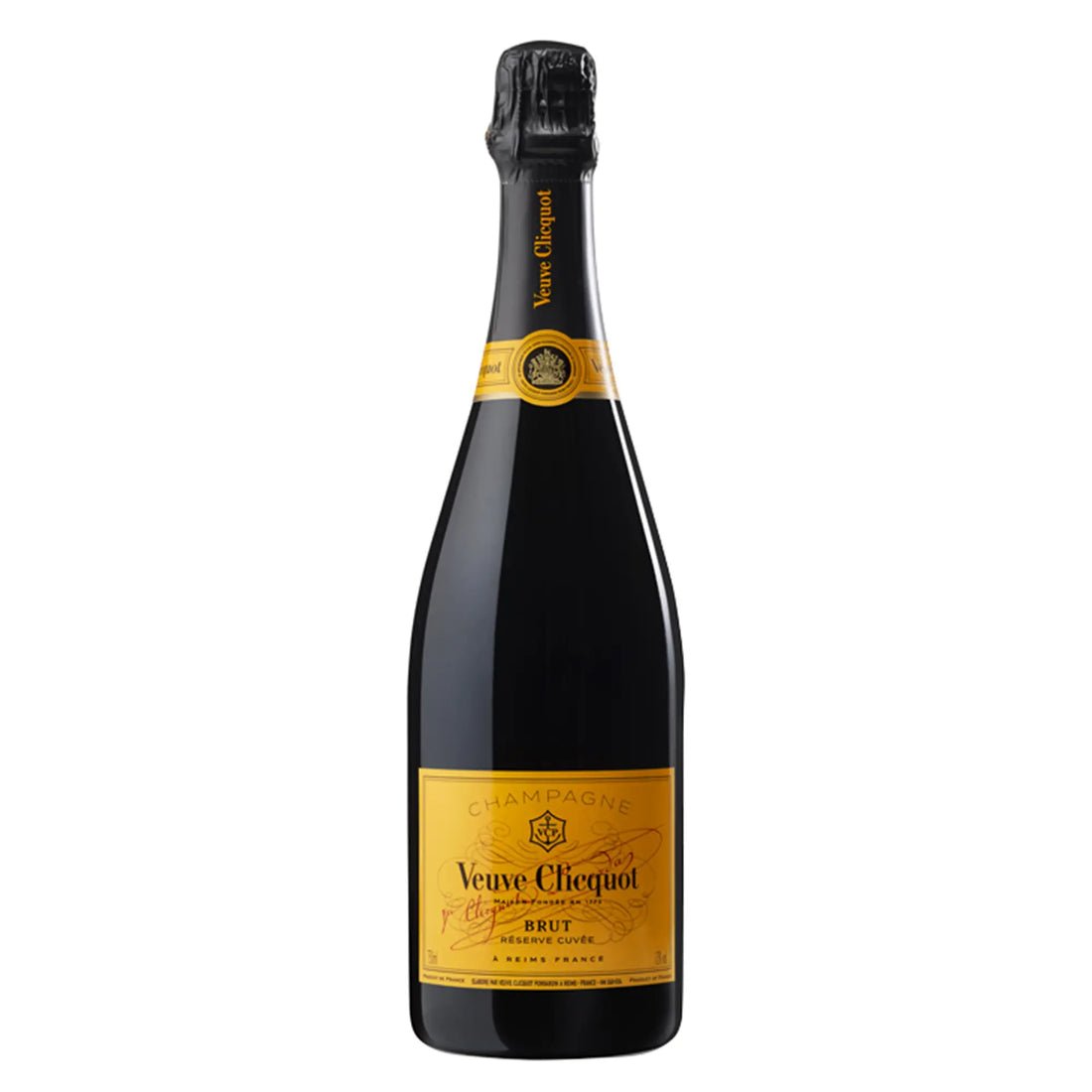 Veuve Clicquot Yellow Label Brut Reserve Cuvee Champagne (Naked)