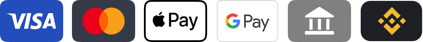 Accepted payment methods